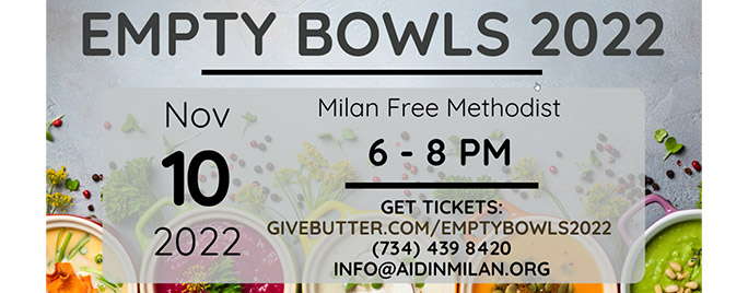 milan empty bowls event