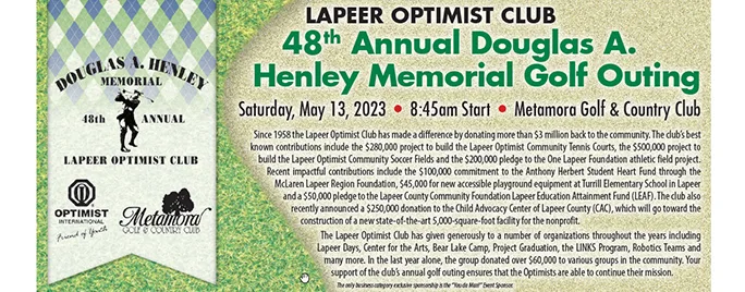 Lapeer Optimist Club Golf Outing 2023