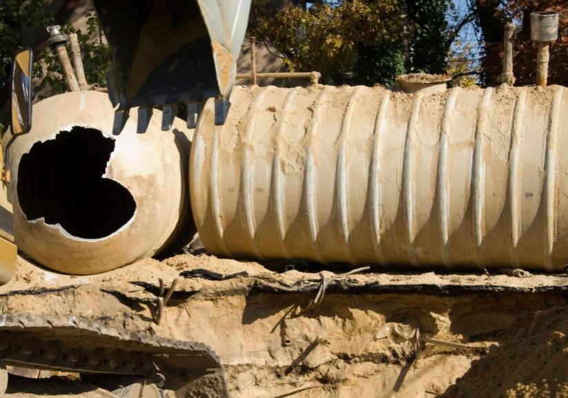 Removal of an old leaking underground storage tank